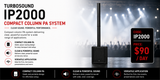 HIRE - IP2000 Turbosound Speaker Column
