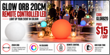 Hire - Glow LED Orb 20cm