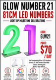 Hire - Glow Number 21