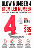Hire - Glow Number 4