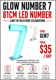Hire - Glow Number 7
