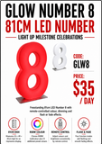 Hire - Glow Number 8