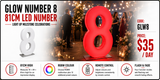 Hire - Glow Number 8