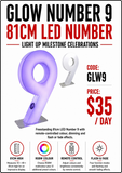 Hire - Glow Number 9