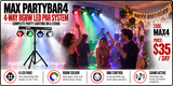 Hire - MAX PARTYBAR4 Light Wash Set