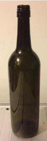 KA-1021 Break Away Glass - Wine Bottle 700ml Screw Top Style