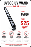 Hire - UV36 36W LED Ultraviolet UV Bar