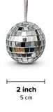 Hire - 2" (5cm) Silver Mirror Disco Ball
