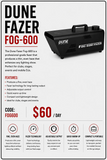 HIRE - Dune FOG600 Fazer Fog Machine