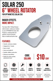 HIRE - Optikinetiks Solar 250 6" Wheel Rotator