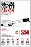 HIRE - Parade Bazooka Confetti Cannon