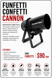 HIRE - Chauvet Funfetti Confetti Launcher