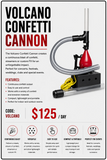 HIRE - VOLCANO Continuous Confetti Blower