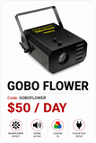 Hire - Gobo Flower