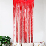 PM-613074 Foil Mylar Curtain - RED 2m x 1m