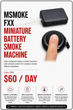HIRE - FXX MSMOKE Miniature Battery Smoke Machine