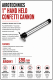 HIRE - Airotechnics 1" Hand Held Confetti Cannon