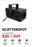 Hire - Scatterspot Party Lighting