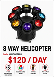 Hire - 8 Way Helicopter