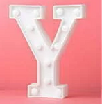 A-Z Light Up Marquee LED Letters