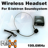 E-Lektron EL-M199.6 VHF Headset Microphone for PA System