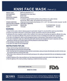 KN95 Mask Non-Woven (TGA Approved) Pack of 2