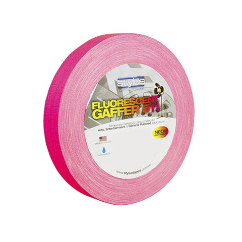 Fluorescent Pink Gaffa Tape 10m