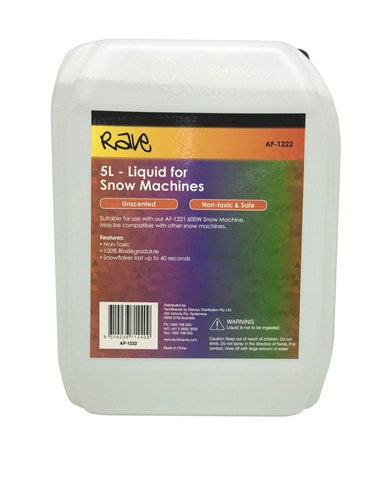 RAVE - Snow Machine Fluid 5Ltr
