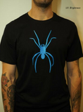T-Shirt - Spider UV Blue