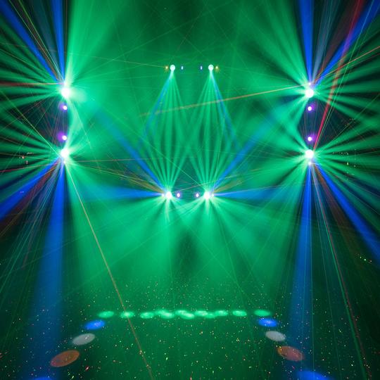 CR Lite Dynamic Effect c/w RGBAW LED Matrix, UV, Laser, Strobe – AVFXsales
