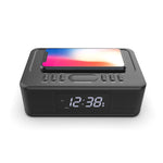 Lenoxx - CRW30 Wireless Charging Bluetooth Alarm Clock