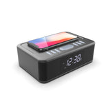 Lenoxx - CRW30 Wireless Charging Bluetooth Alarm Clock