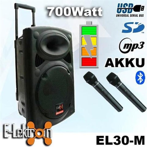 E-Lektron EL30-M 12" 700W Battery Portable PA System