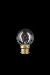 Fancy Round 0.8w B22 Ceramic LED Festoon Bulb 240V