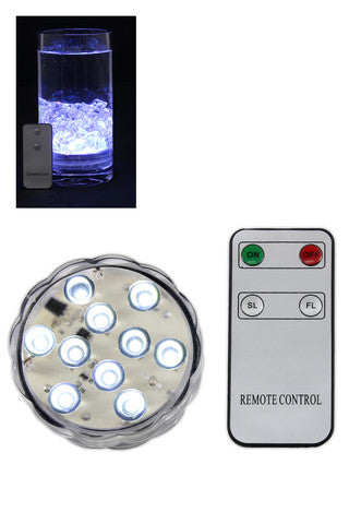 68mmD LED Pure White Submersible Light w Remote