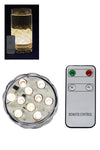 68mmD LED Warm White Submersible Light w Remote