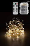 5m 50 x Warm White Seed LED String (8 Functions & Waterproof)