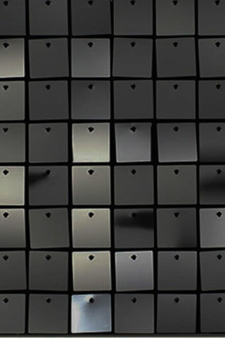 Black Square Sequin Backdrop Panel