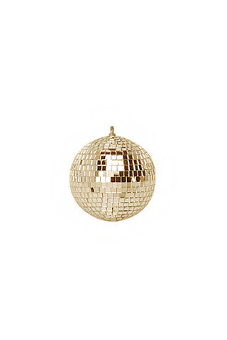 GOLD Disco Mirror Ball - 4" (10cm)