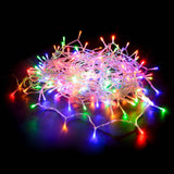 51.9m 520 LED Fairy Light Chain - Clear Cable (Various Colours)