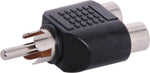 P0373 - 2 RCA Female To RCA Male Adapter