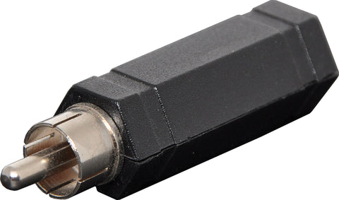 P0381 - RCA Male To 6.35mm Mono Socket Adapter