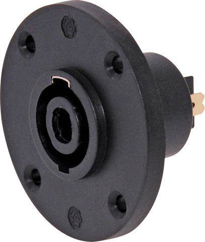 P0791A  Round Chassis Mount Speaker Connector Socket