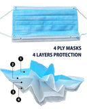 4 Layer Disposable Masks (Box of 50)