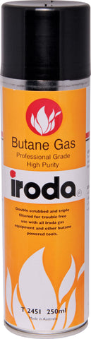 Iroda Butane Gas Refill 250mL
