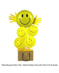 iBALLOONS - "Huggy Smiley Face" Table Bouquet 55cm