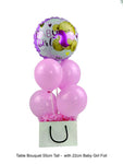 iBALLOONS - "Baby Girl" Table Bouquet 55cm