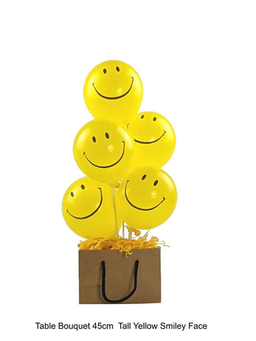 iBALLOONS - "Smiley Face" Table Bouquet 45cm