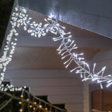 9m 720 LED Cluster Fairy Lights - Clear Cable (Various Colours)