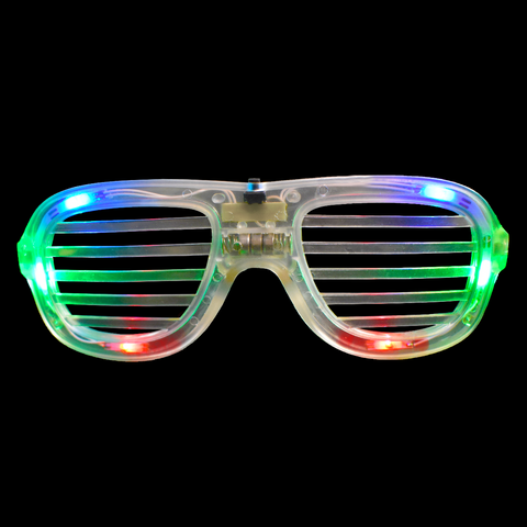 LED Clear Shutter Shades RGB
